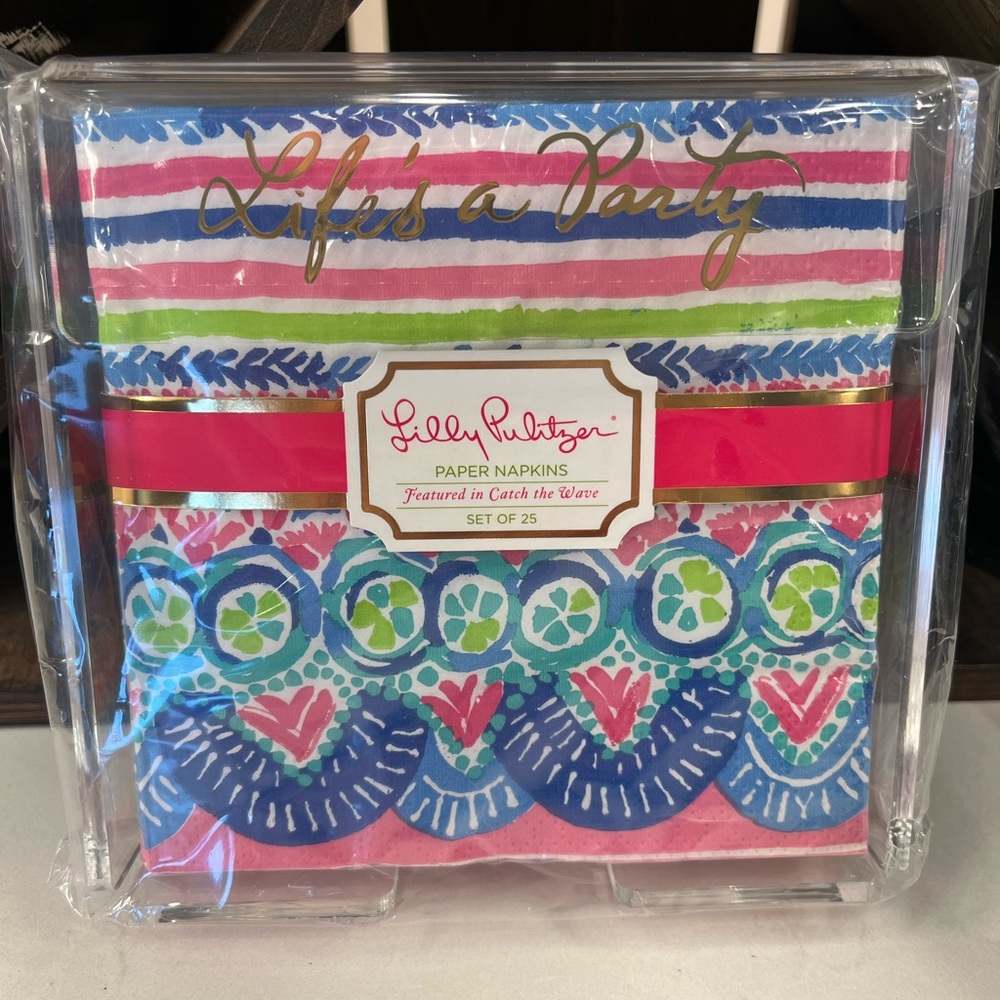 NWT Lilly Pulitzer Paper Napkins